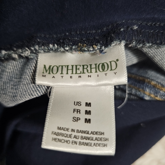 2 Pairs Of Hybrid & Company High Rise Dark Blue Maternity Jeans - Picture 6 of 6